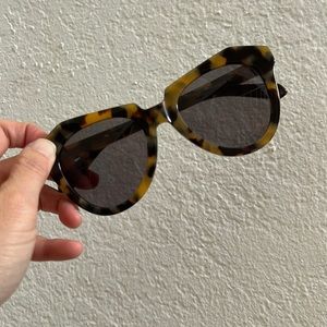 Karen Walker tortoise sunglasses